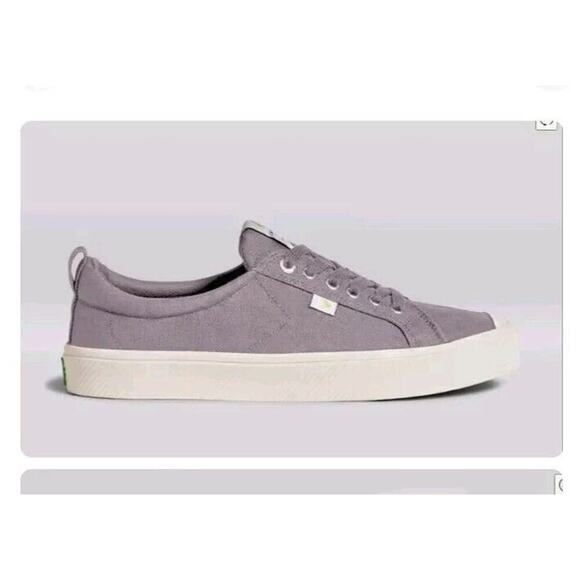 Cariuma OCA Low Mystic Grey Canvas Sneaker Women's 8.5 (Men's 7) New- $89 - Picture 1 of 5